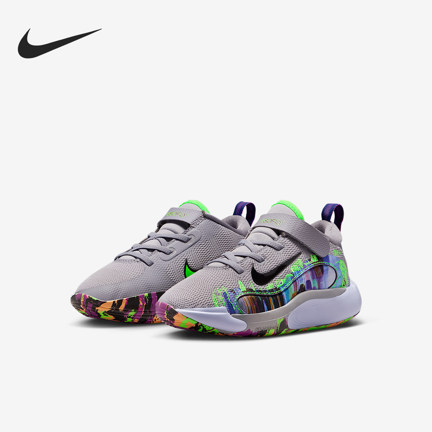 Nike/耐克正品电玩闪码IsoFly新款婴童训练经典运动鞋HV2280-001