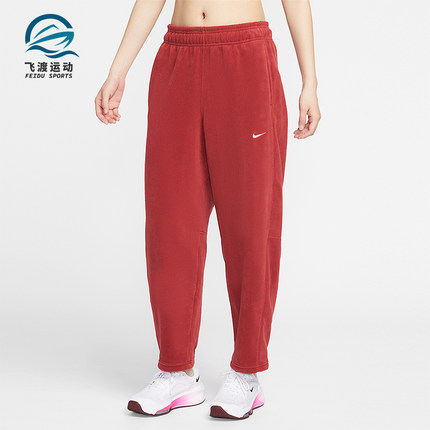 Nike/耐克正品2025冬季款女士日常中腰锥形刺绣长裤HV3708-613