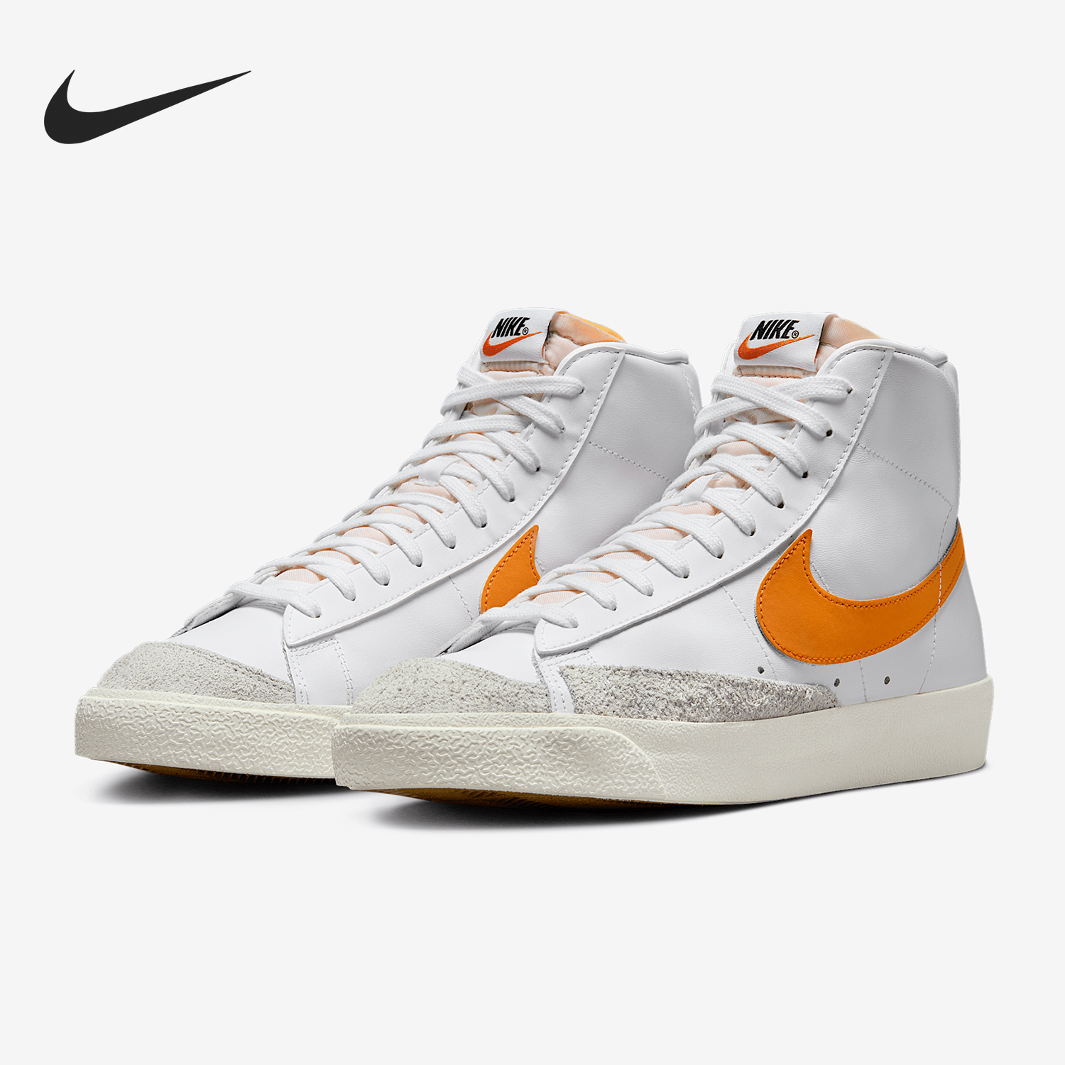 Nike/耐克正品Blazer Mid 77男女运动高帮耐磨轻便板鞋BQ6806-133