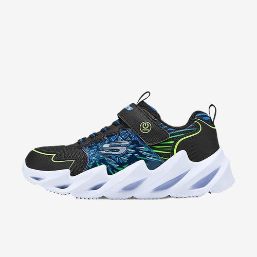 Skechers斯凯奇正品大童防滑耐磨透气魔术贴运动鞋415044L-BBLM