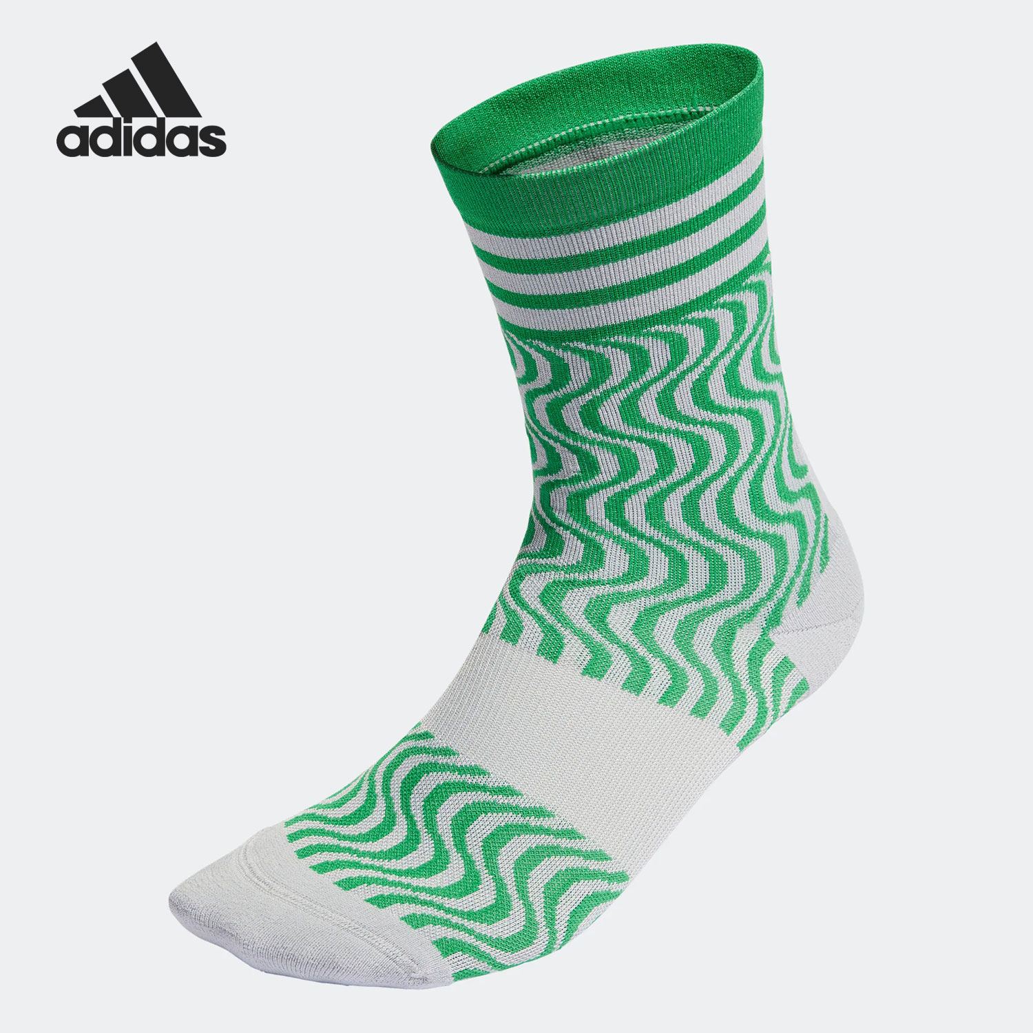 Adidas/阿迪达斯正品运动透气男女针织中筒袜一双装HI3274