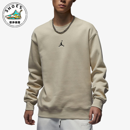Nike/耐克正品JORDAN男士运动休闲加绒经典圆领套头衫FV8451-282