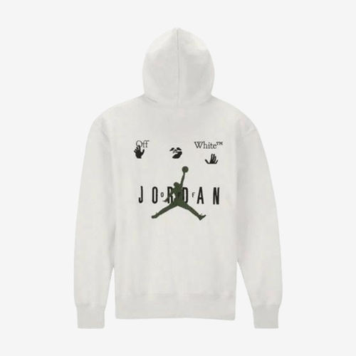 Nike耐克正品Jordan x OFF-WHITE男连帽加绒保暖卫衣DM0059-054