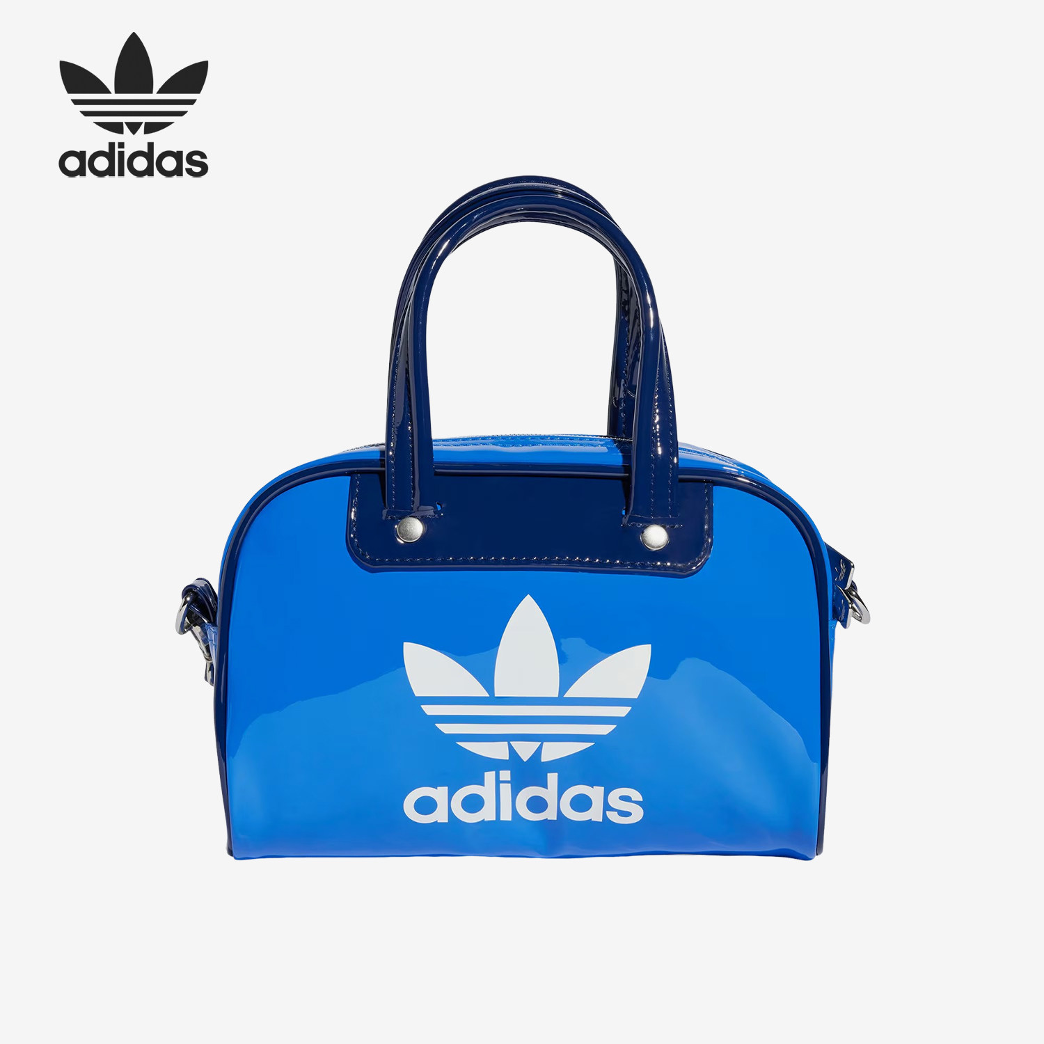 Adidas/阿迪达斯正品三叶草女士亮泽感单肩斜挎包IX7499