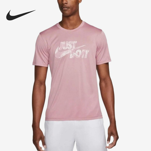Nike/耐克正品男士运动品牌Logo字母圆领短袖T恤DR7549-698