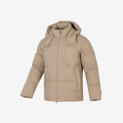 New Balance/NB正品2025新款男子保暖舒适连帽羽绒服NPE41031-DB