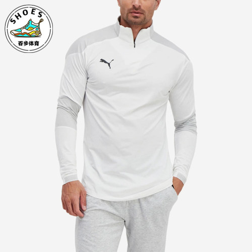 Puma/彪马正品男士舒适透气套头休闲运动长袖T恤656475-04