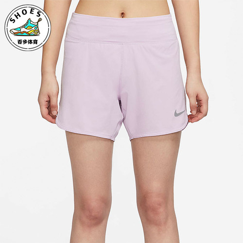 Nike/耐克正品2025女士印花运动透气松紧腰跑步短裤CZ9569-530