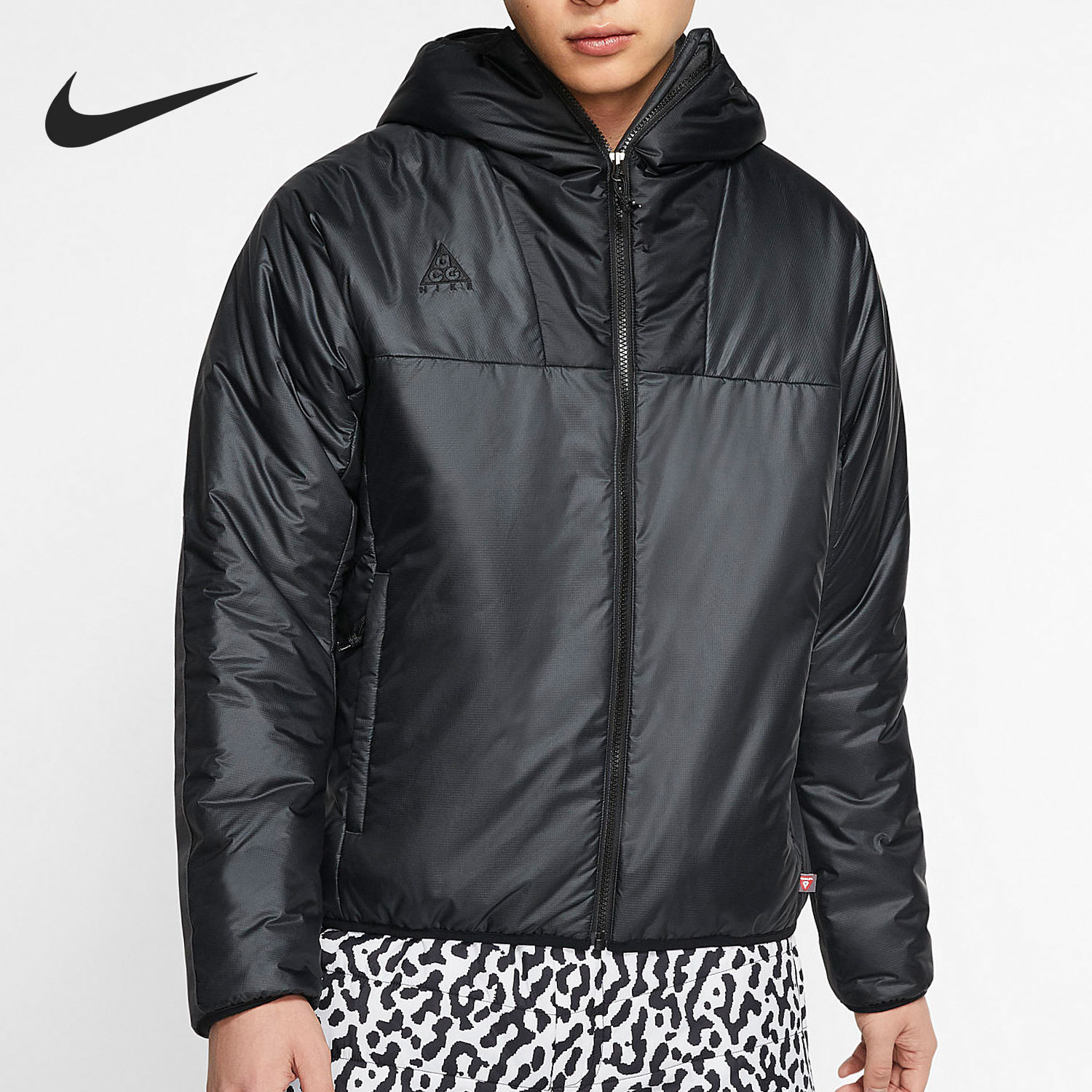 耐克男子连帽户外运动棉衣