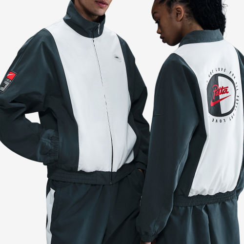 Nike耐克正品Patta联名男立领拉链长袖运动休闲夹克HJ0713-458