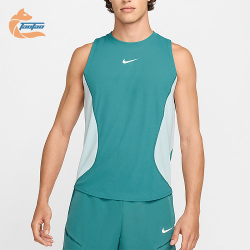 Nike/耐克正品男士圆领套头舒适休闲无袖背心T恤HQ6406-379