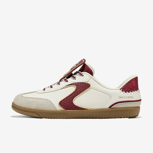 Skechers斯凯奇正品Court Classics女款薄底德训鞋800034W-OFWT