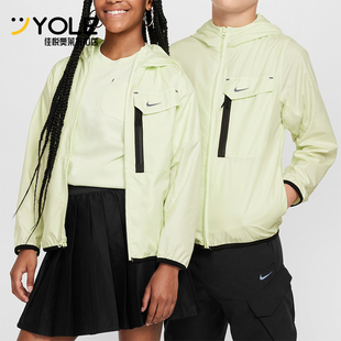 Nike/耐克正品新款大童轻盈梭织休闲运动连帽外套FZ4905-303