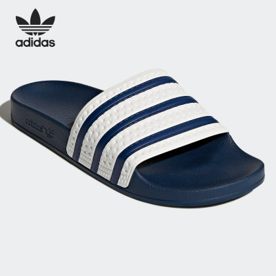 adidas三叶草男女同款g16220拖鞋