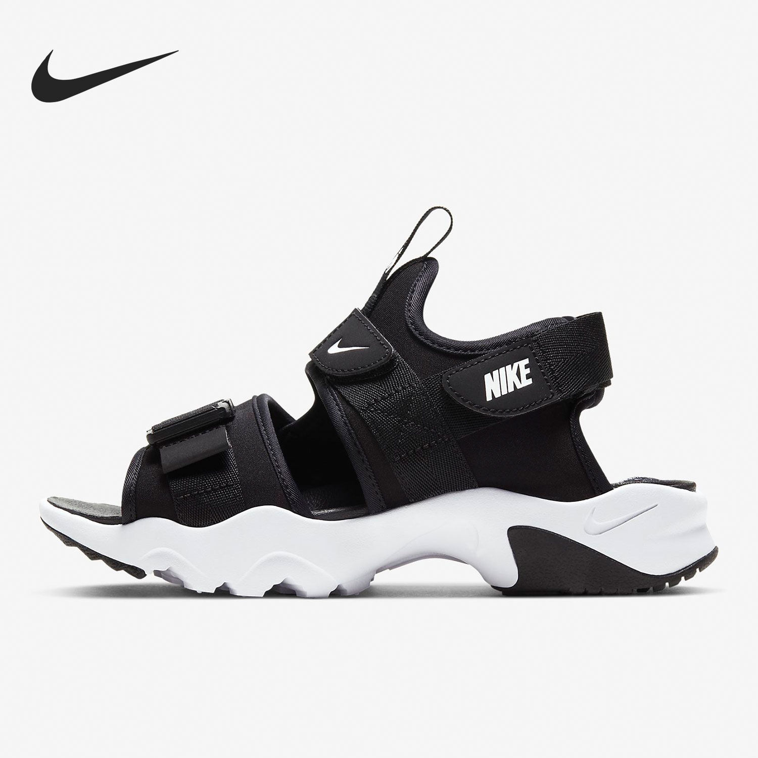 Nike/耐克正品CANYON SANDAL儿童休闲沙滩舒适柔软凉鞋CV5515-001