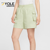 耐克正品 Sportswear女士高腰梭织经典 宽松短裤 Nike IH9273 397