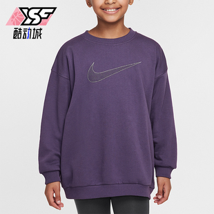 耐克正品 套头日常卫衣HM6527 2025冬季 大童圆领经典 573 款 Nike