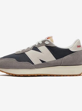 New Balance/NB正品运动男女同款时尚简约系带低帮休闲鞋MS237SC