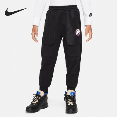 耐克正品小童加绒运动长裤