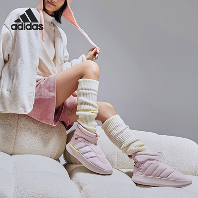 阿迪达斯男女保暖耐磨休闲棉鞋