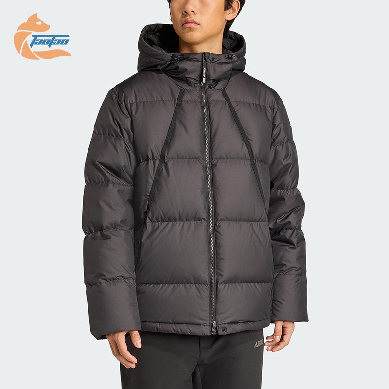 Adidas/阿迪达斯正品GOOSE DOWN JACKET男士休闲防风羽绒服JV6210