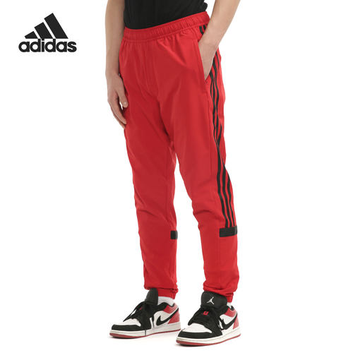 adidas正品秋季gf3989梭织长裤