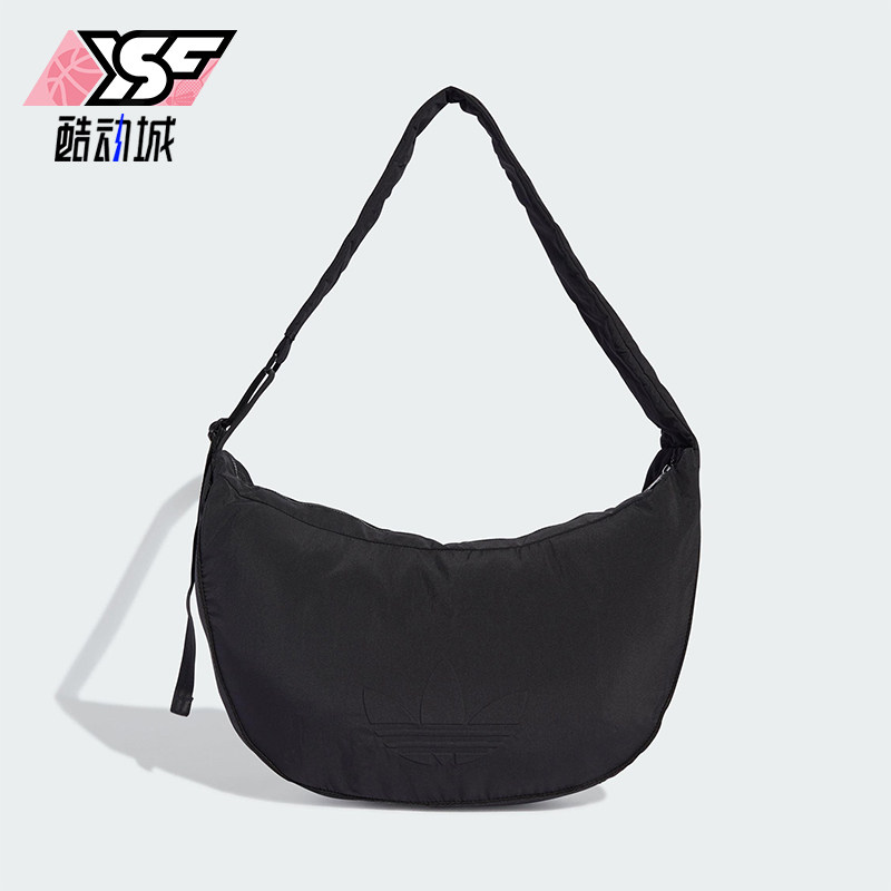 Adidas/阿迪达斯正品三叶草女士可调节户外单肩背包JX4074