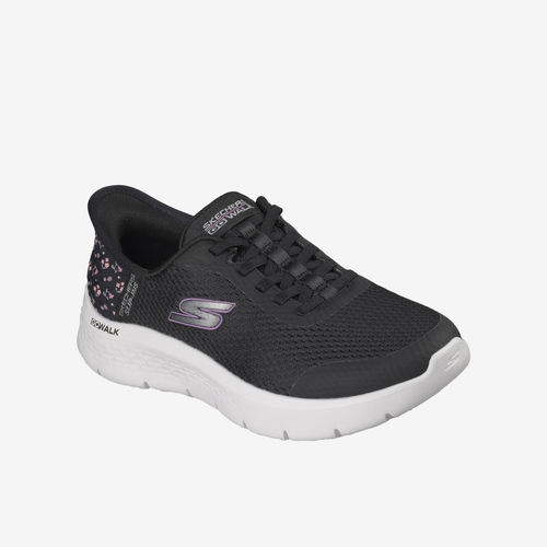 Skechers斯凯奇正品Go Walk Flex女轻便透气低帮休闲鞋125525-BLK