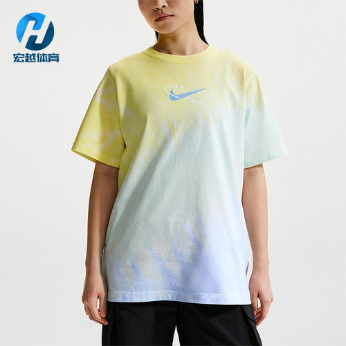 Nike/耐克正品2026夏季女士圆领宽松轻盈运动休闲T恤IR7557-714