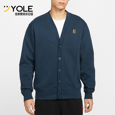 Nike/耐克正品Court Fairway男士长袖针织休闲运动开衫IM9362-478