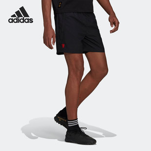 男子曼联足球短裤 Adidas H56688 SHO 阿迪达斯正品 MUFC