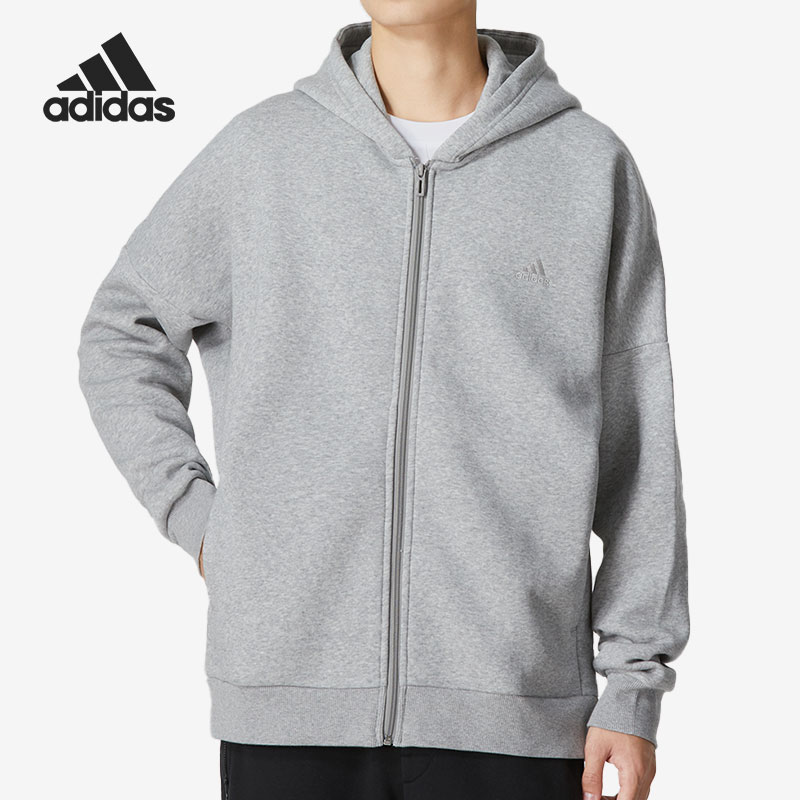 Adidas/阿迪达斯正品秋季新款男女运动休闲宽松外套HM2683
