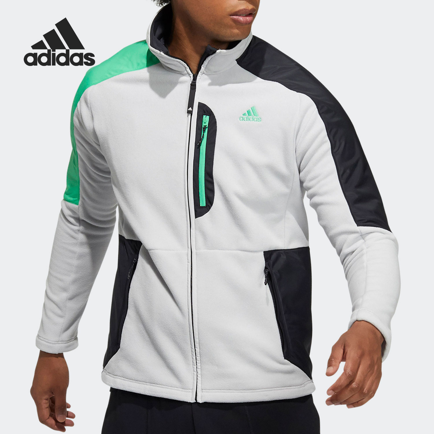 阿迪达斯男子运动夹克外套