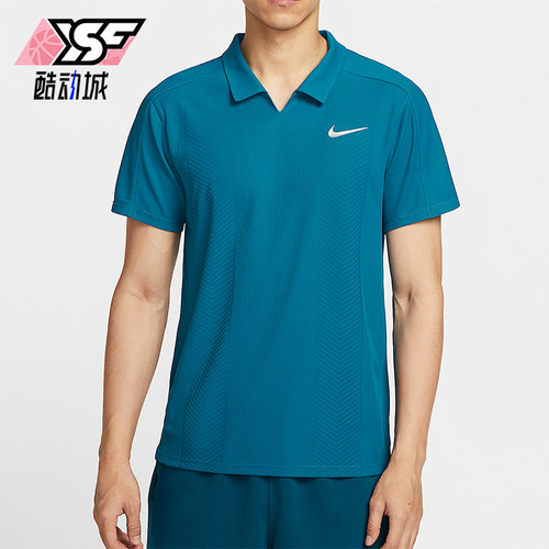 Nike/耐克正品NikeCourtSlamDri-FITADV网球经典POLO衫HM6753-301