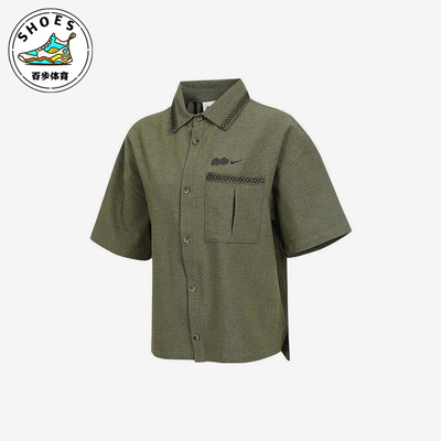 Nike/耐克正品2025夏季款女士复古翻领经典透气短袖HJ0350-222