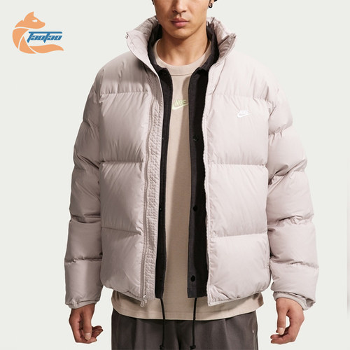 Nike/耐克正品2026新款男士保暖立领休闲羽绒服IB2976-211