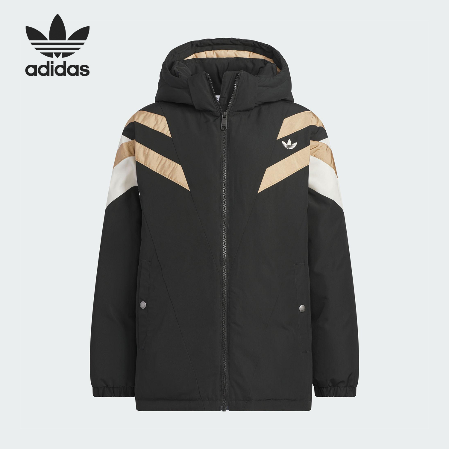 Adidas/阿迪达斯正品三叶草儿童保暖运动休闲宽松羽绒服KC5390