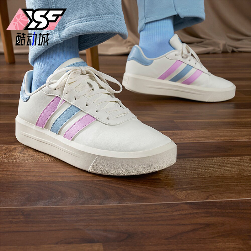 Adidas/阿迪达斯正品COURT PLATFORM女士休闲经典耐磨板鞋IE9987