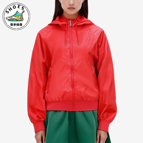 Nike/耐克正品女士运动梭织薄款耐磨防风夹克外套528307-690