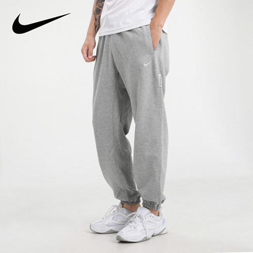 Nike/耐克正品男子宽松透气收口针织篮球运动长裤 CK6366-063