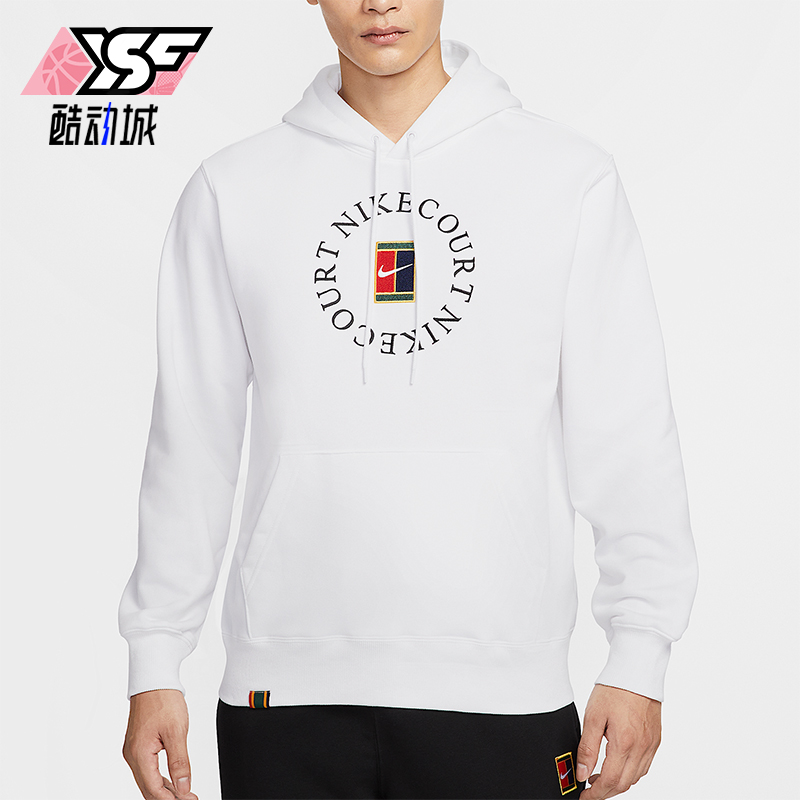 Nike/耐克正品2025秋季款男士日常连帽套头刺绣卫衣HM6760-100