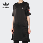阿迪达斯正品 AUG 26夏 DRESS 三叶草女子连衣裙DU6969 TEE Adidas