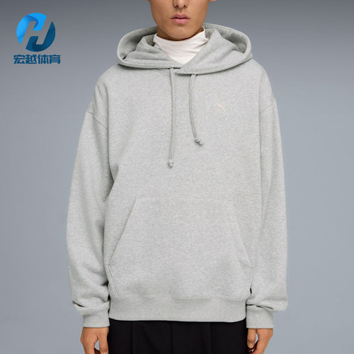 Puma/彪马正品2026春季款男士日常连帽套头运动针织卫衣634732-04