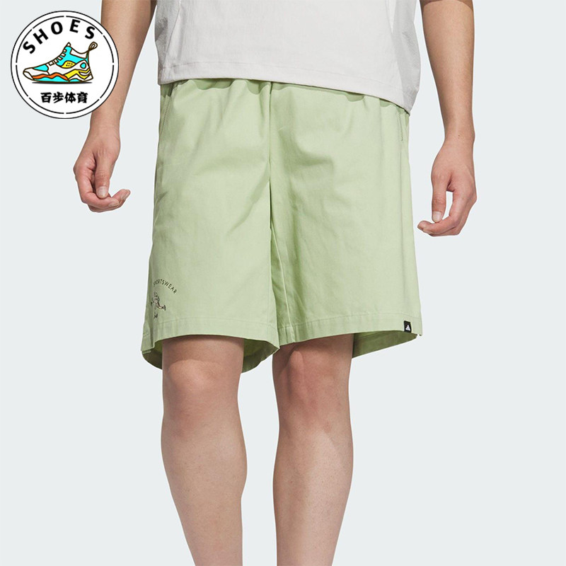 Adidas/阿迪达斯正品GFX SHORTS男士休闲透气宽松户外短裤JL6062