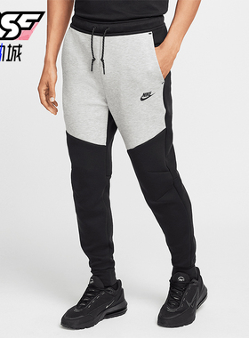 Nike/耐克正品Tech Fleece男士束脚拼接运动休闲长裤HV0959-011