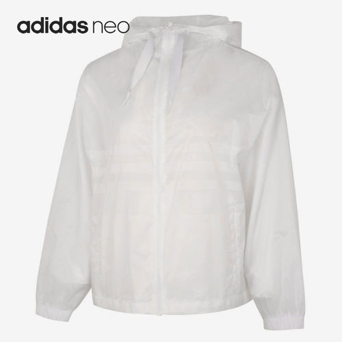 Adidas/阿迪达斯正品NEO新款女子运动休闲连帽防晒服外套 GP5458