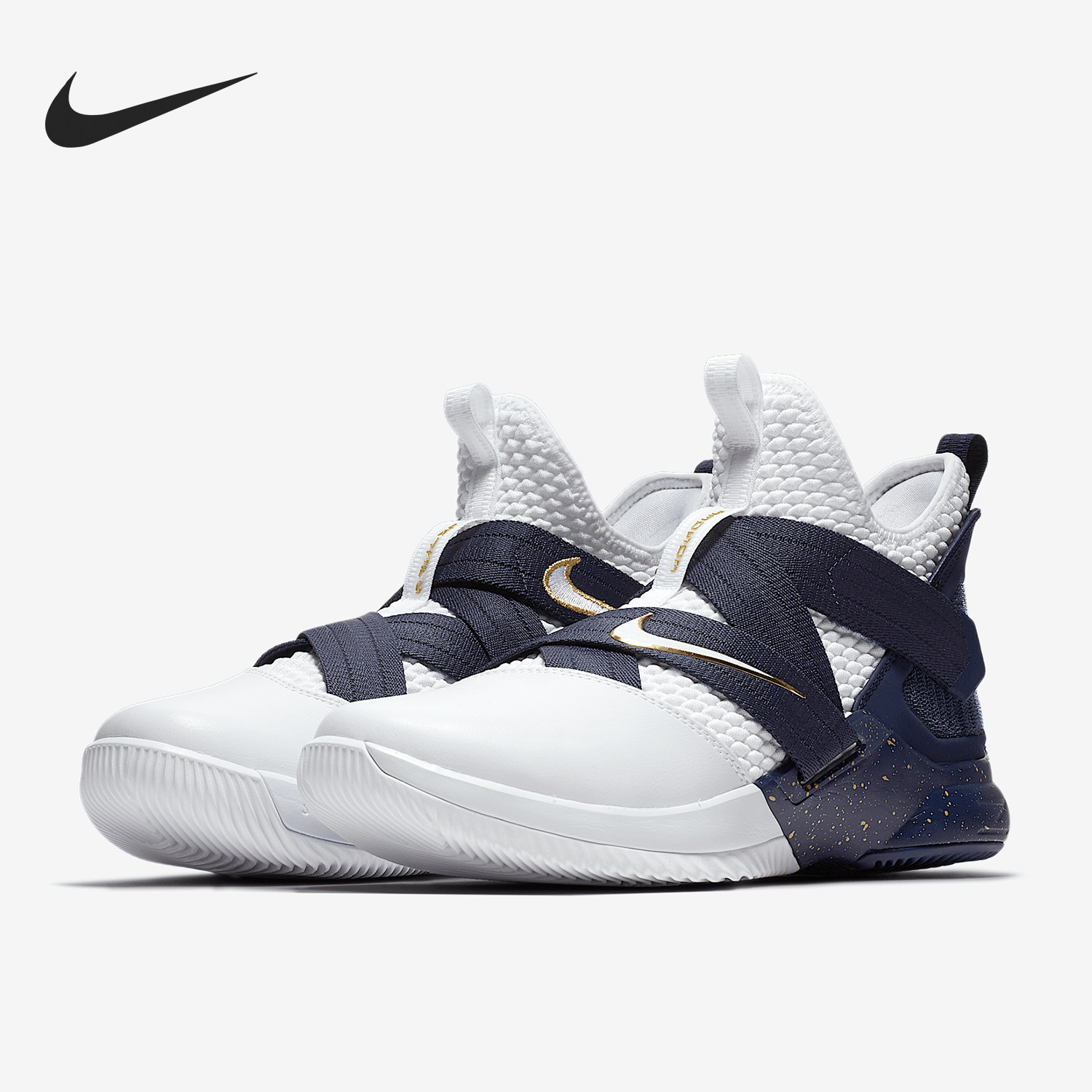 Nike/耐克正品zoom soldier男士詹姆斯实战篮球鞋AO4055-100