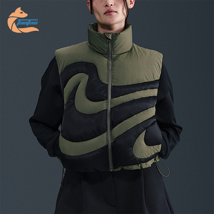 Series女士休闲运动复古羽绒马甲IH3981 Swoosh 222 耐克正品 Nike