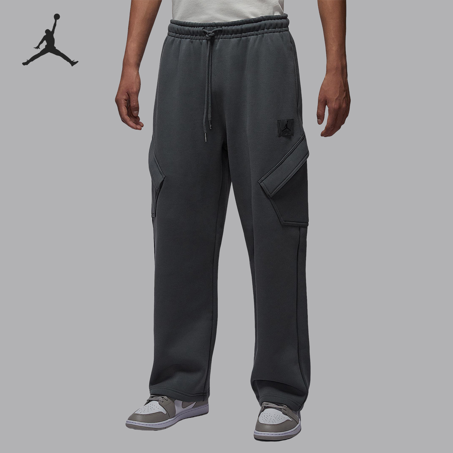 Nike/耐克正品JORDAN男士休闲加绒针织运动耐穿长裤HV9682-068