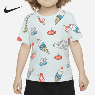 婴童冰淇淋印花运动T恤HJ1675 Nike Food Sole 474 耐克正品